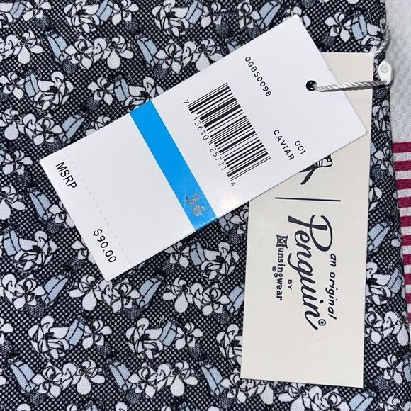 Rare Original Penguin Masters Augusta National Magnolia Golf Cart Print Shorts - Picture 2 of 6